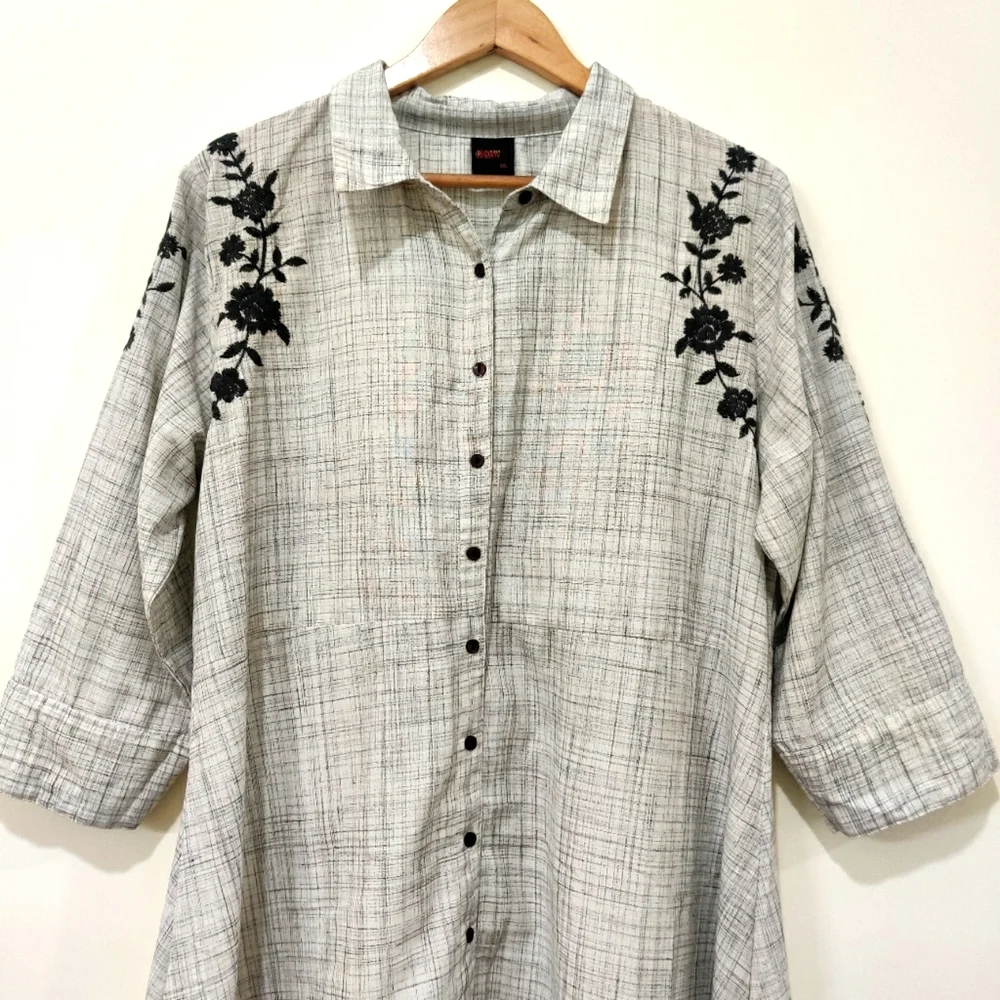 (NWOT) Checkered Kurti - Picture 6 of 7